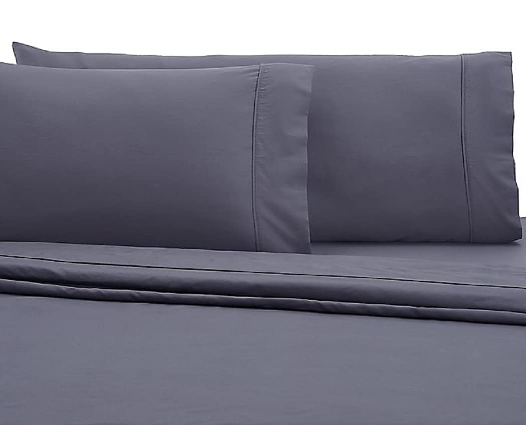 Wamsutta 350-Thread-Count Egyptian Cotton S/Q Pillowcases in Blue Jean (7002855112887)